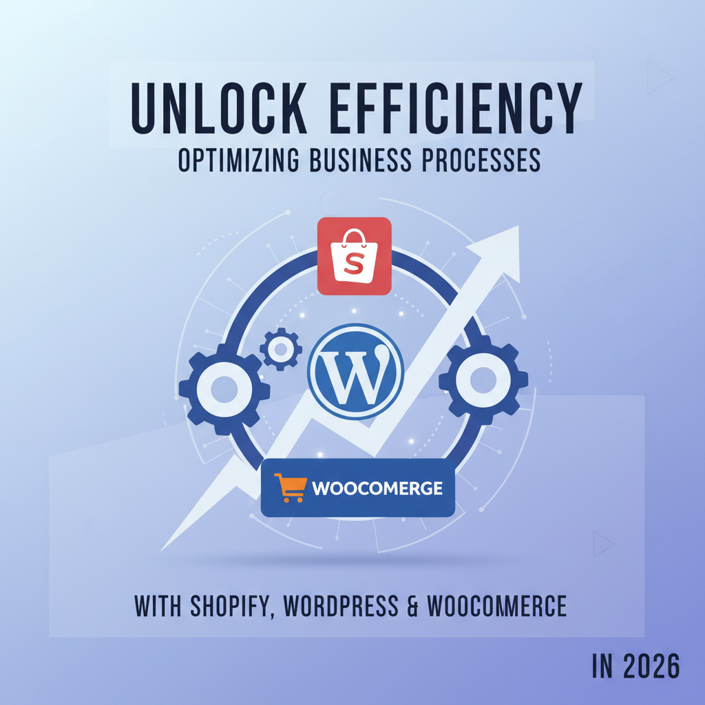 You are currently viewing Unlock Efficiency: Optimizing Business Processes with Shopify, WordPress & WooCommerce in 2026