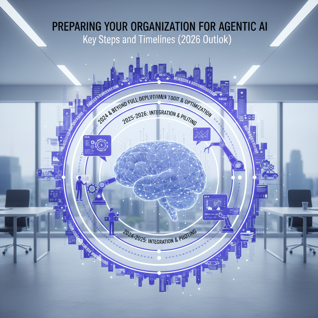 Read more about the article Preparing Your Organization for Agentic AI: Key Steps and Timelines (2026 Outlook)