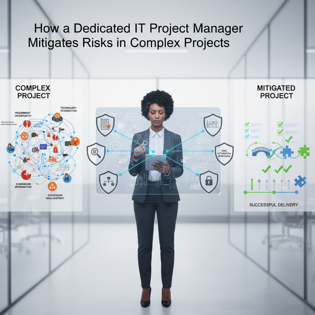 Read more about the article How a Dedicated IT Project Manager Mitigates Risks in Complex Projects