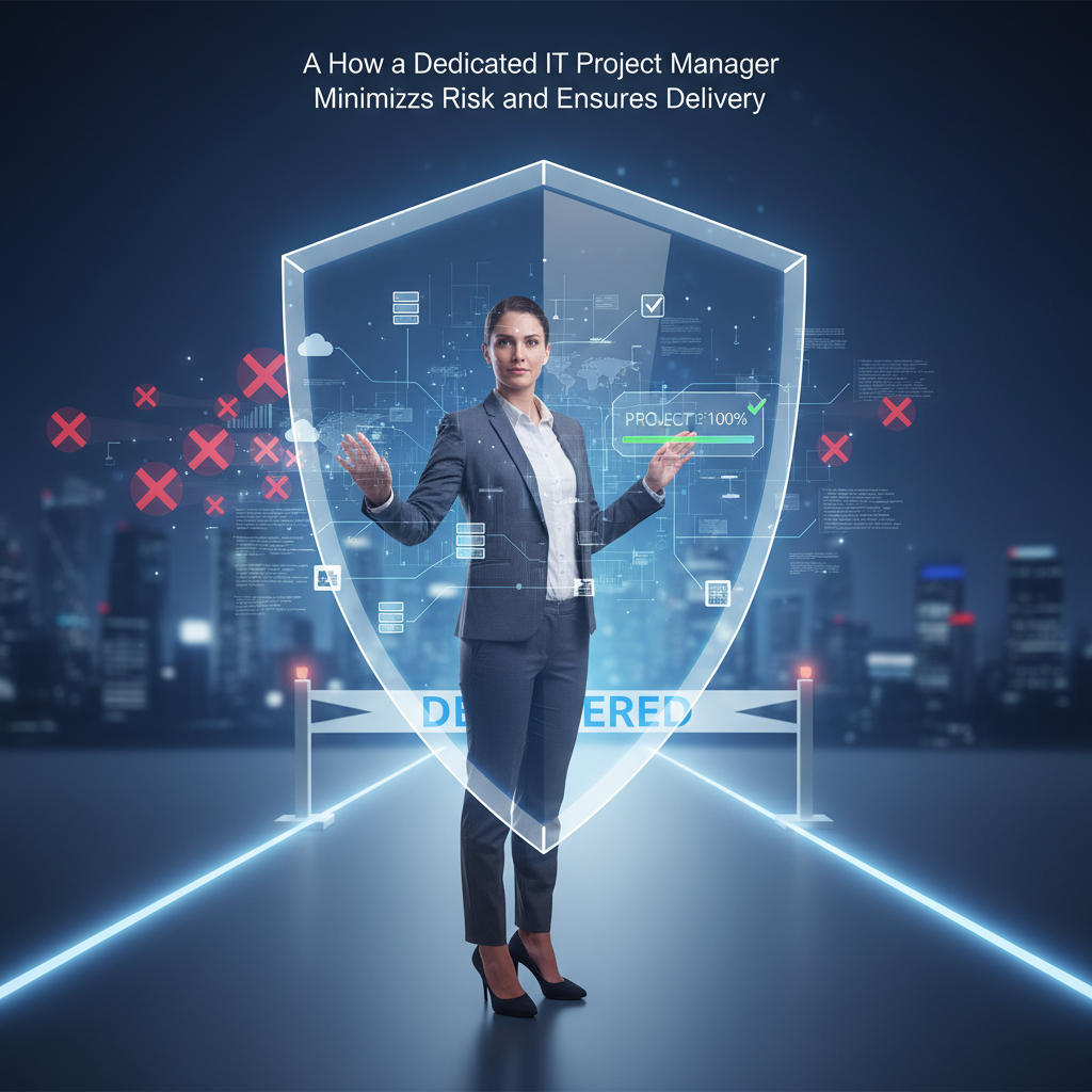 You are currently viewing How a Dedicated IT Project Manager Minimizes Risk and Ensures Delivery