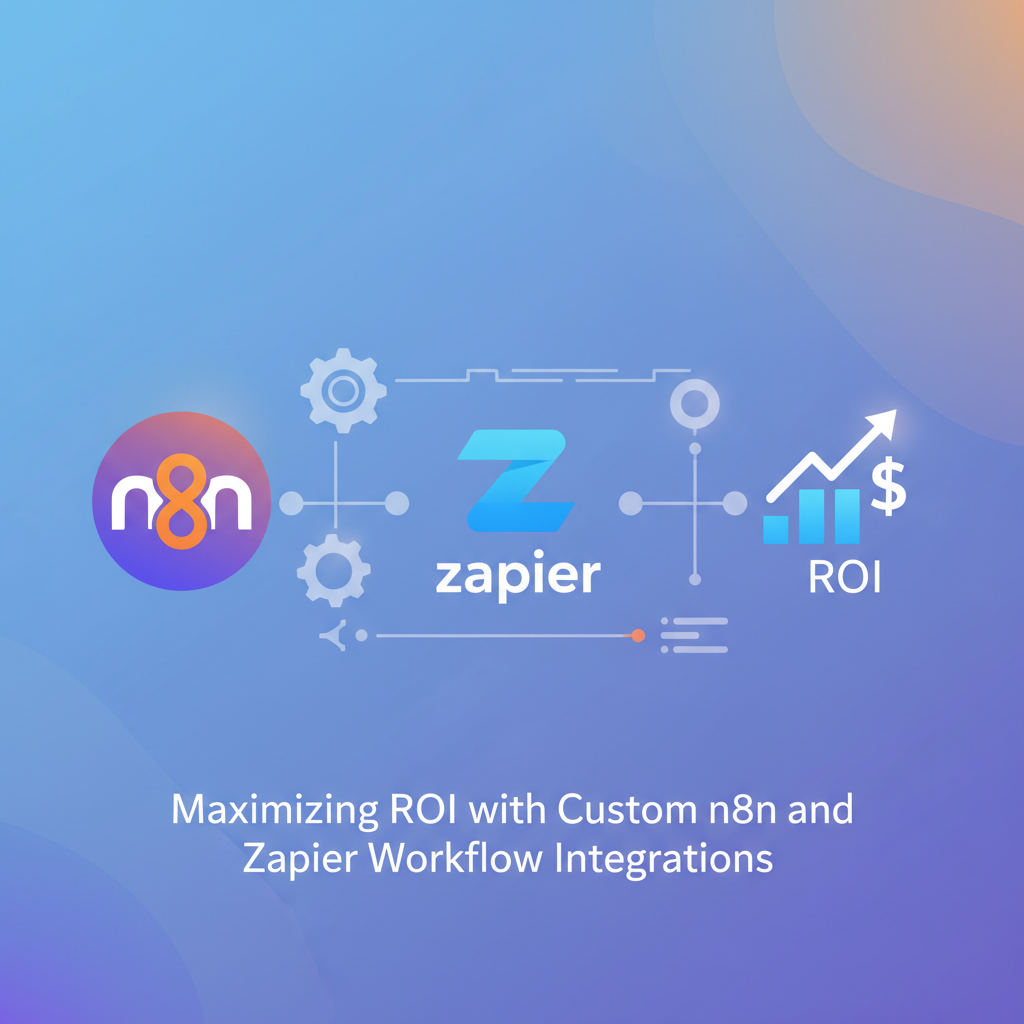 You are currently viewing Maximizing ROI with Custom n8n and Zapier Workflow Integrations