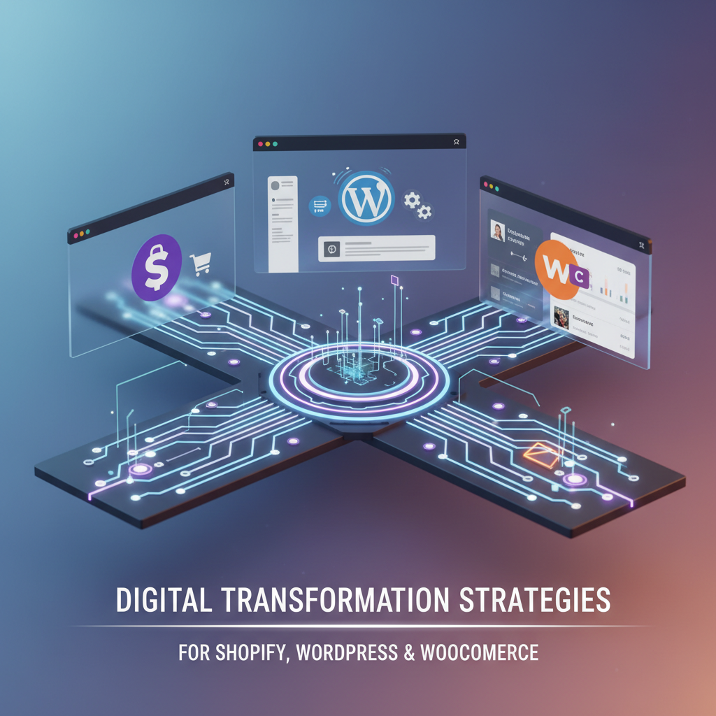 You are currently viewing Digital Transformation Strategies for Shopify, WordPress & WooCommerce