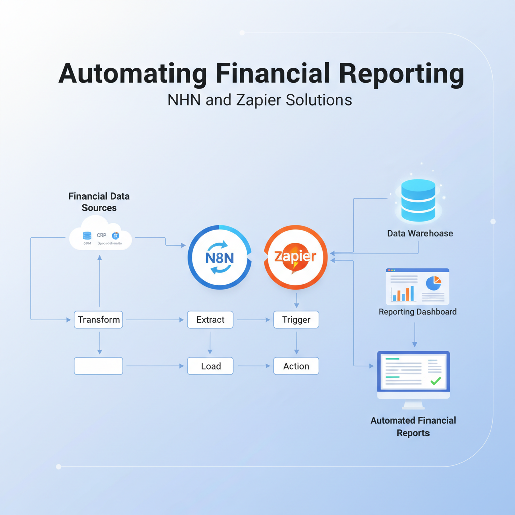 You are currently viewing Automating Financial Reporting: N8N and Zapier Solutions