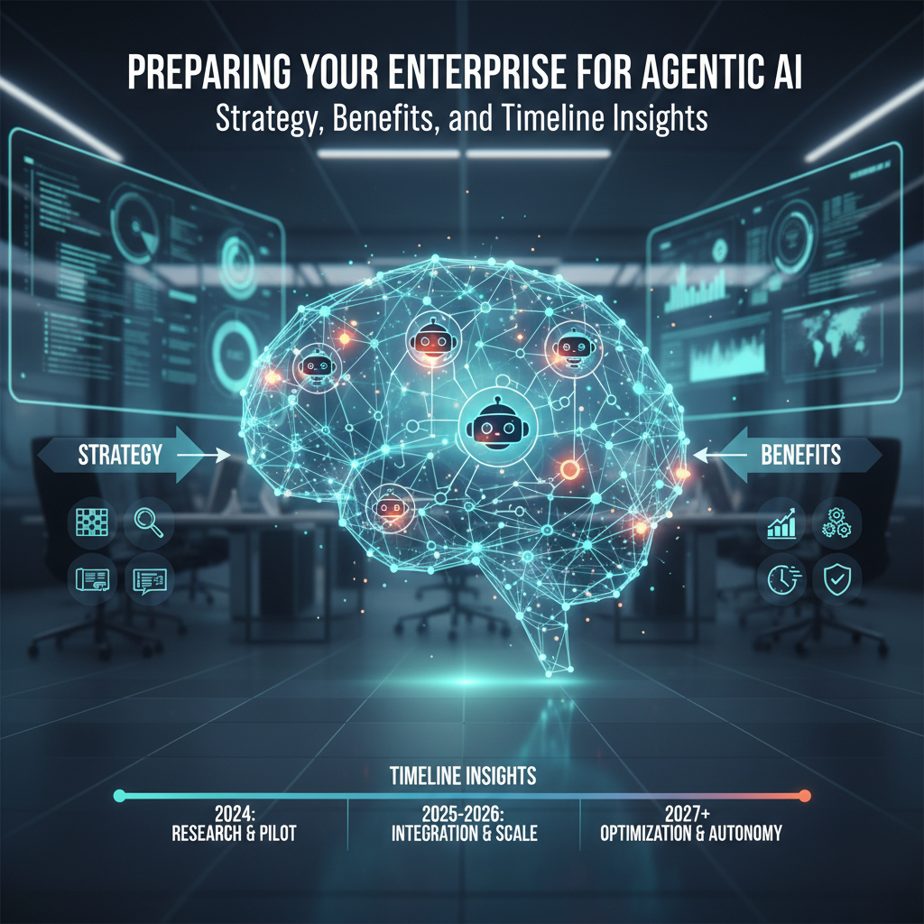 You are currently viewing Preparing Your Enterprise for Agentic AI: Strategy, Benefits, and Timeline Insights