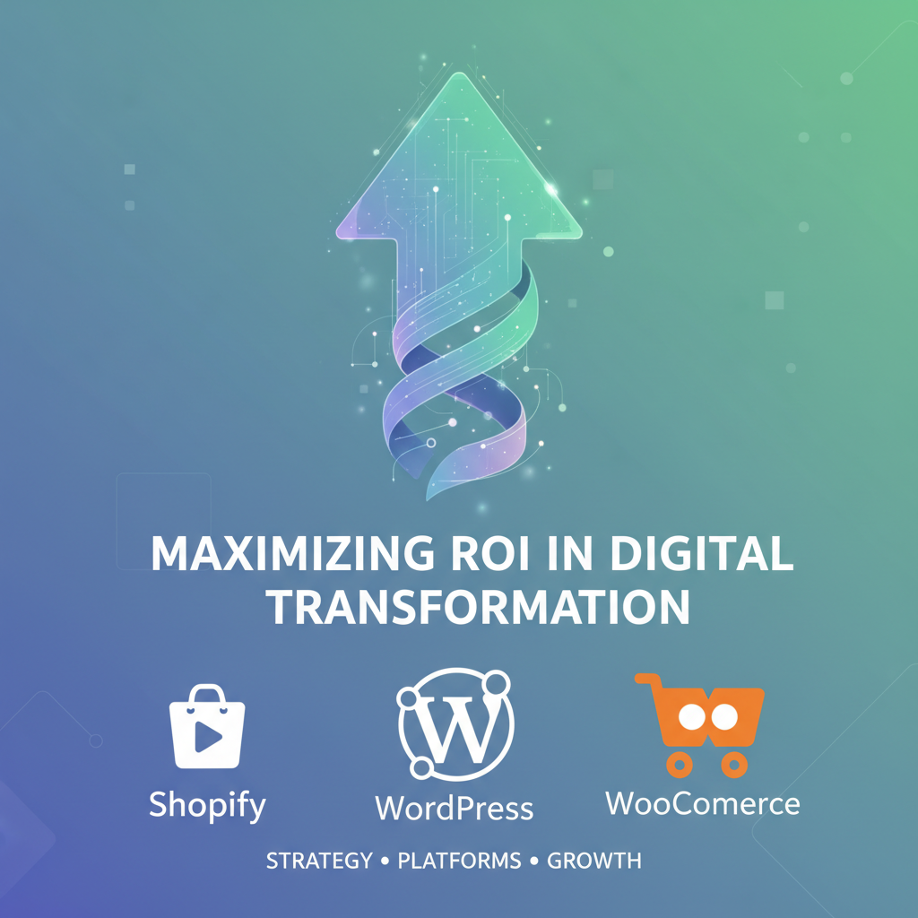 You are currently viewing Maximizing ROI in Digital Transformation with Shopify, WordPress & WooCommerce