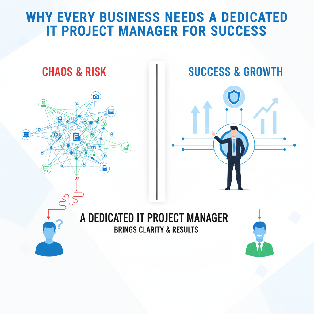 You are currently viewing Why Every Business Needs a Dedicated IT Project Manager for Success