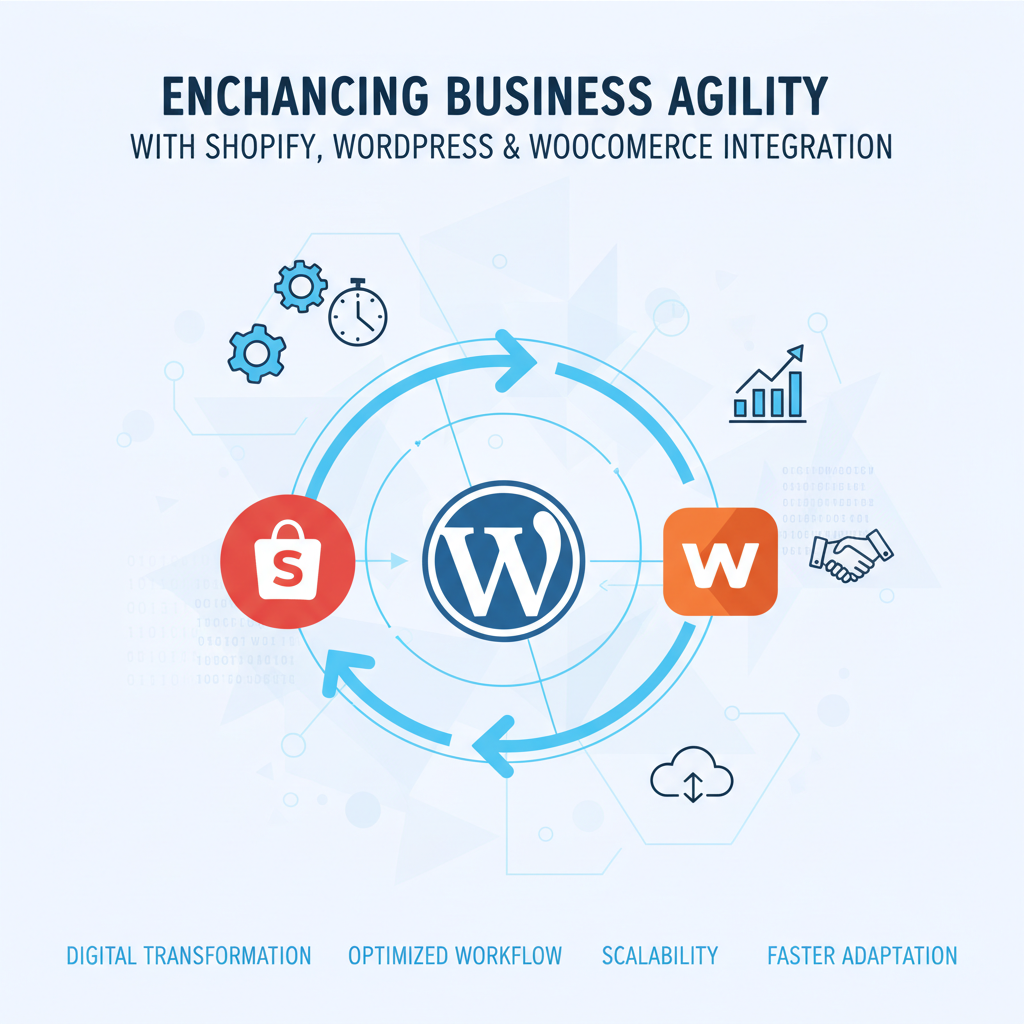 You are currently viewing Enhancing Business Agility with Shopify, WordPress & WooCommerce Integration