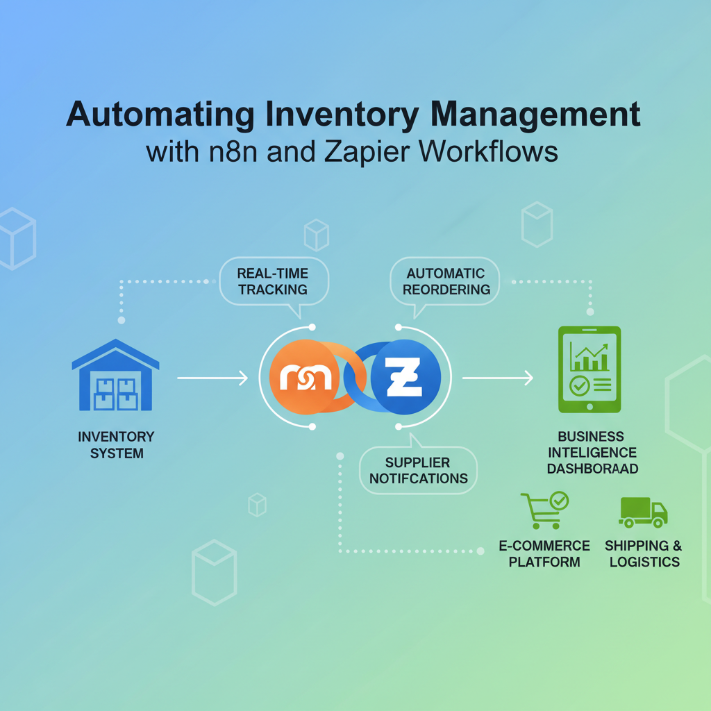 You are currently viewing Automating Inventory Management with n8n and Zapier Workflows