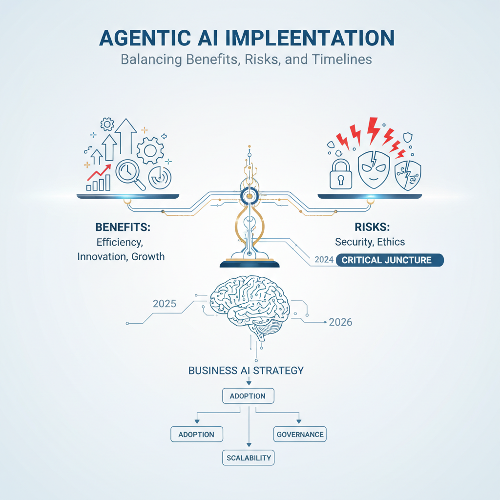 You are currently viewing Agentic AI Implementation: Balancing Benefits, Risks, and Timelines