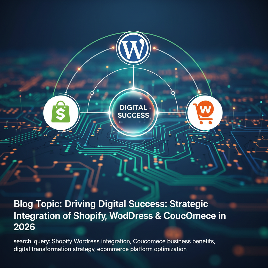 Read more about the article Driving Digital Success: Strategic Integration of Shopify, WordPress & WooCommerce in 2026