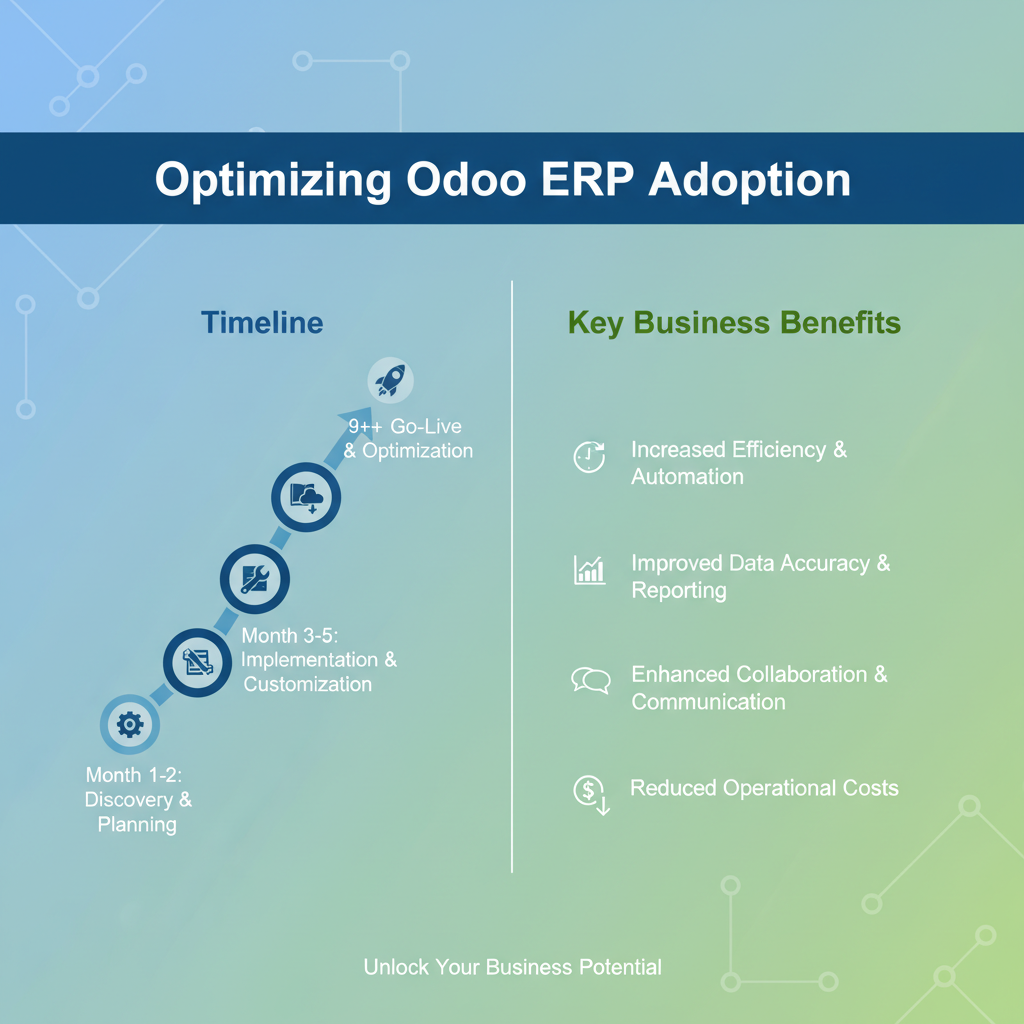 You are currently viewing Optimizing Odoo ERP Adoption: Timeline & Key Business Benefits