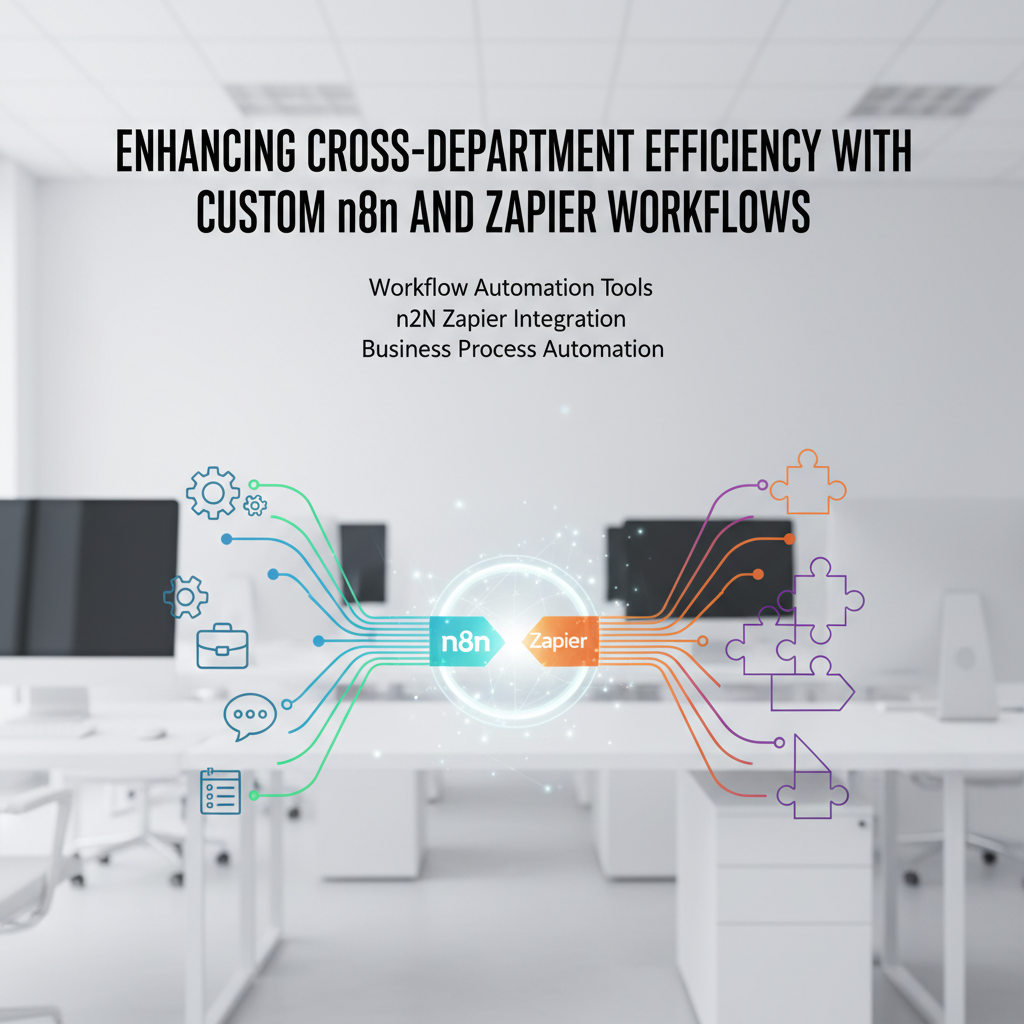 You are currently viewing Enhancing Cross-Department Efficiency with Custom n8n and Zapier Workflows