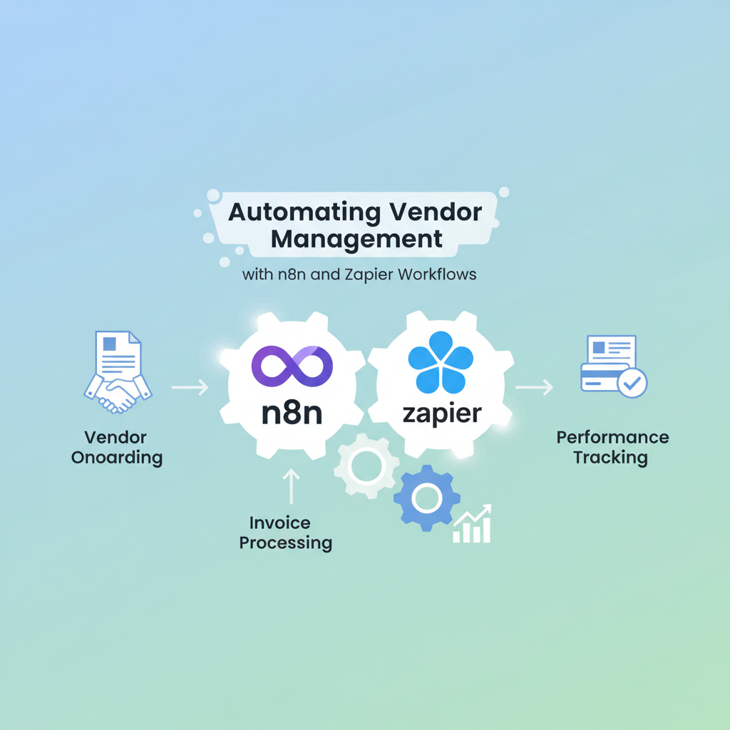 You are currently viewing Automating Vendor Management with n8n and Zapier Workflows
