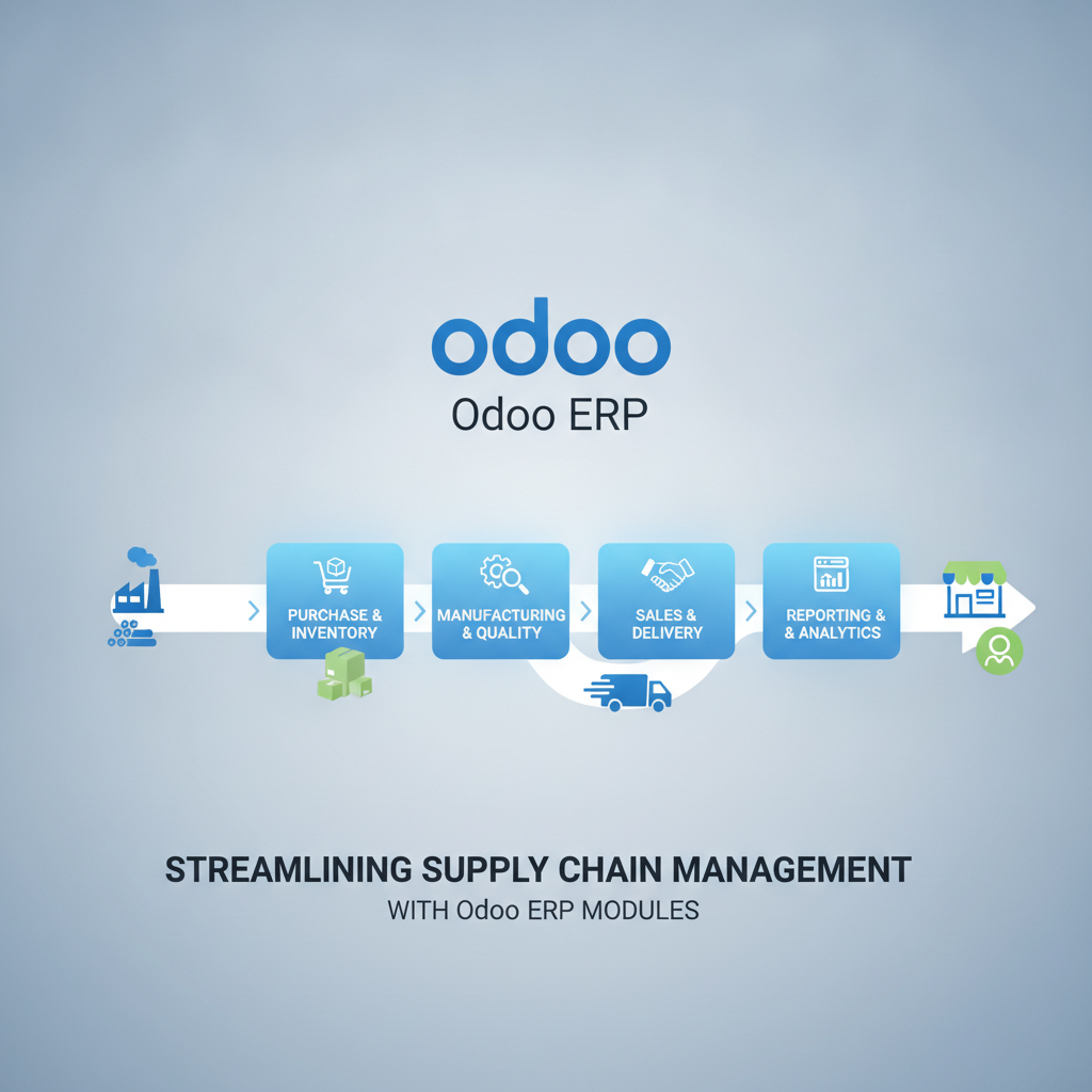 You are currently viewing Streamlining Supply Chain Management with Odoo ERP Modules