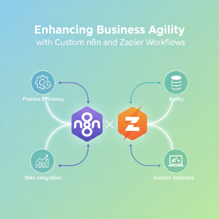 Read more about the article Enhancing Business Agility with Custom n8n and Zapier Workflows