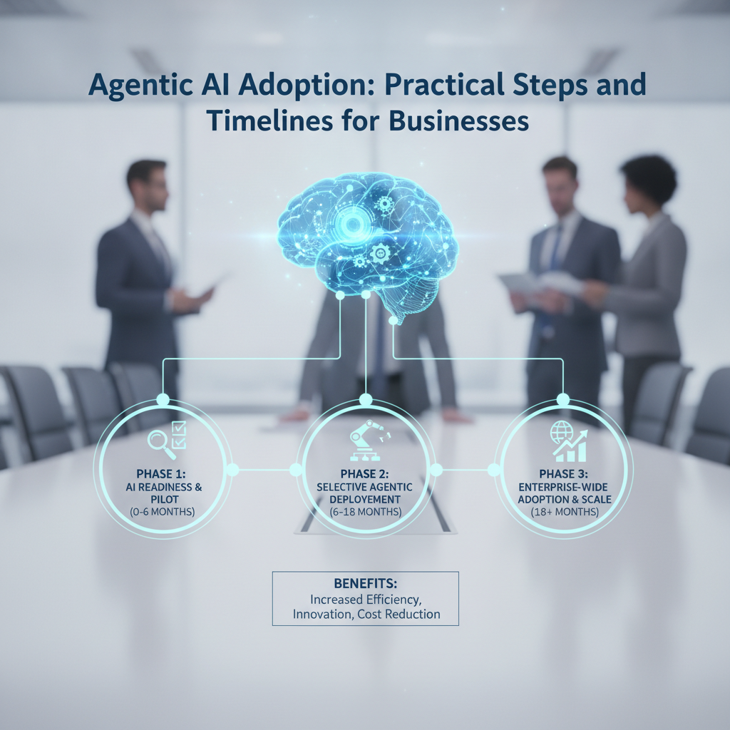 You are currently viewing Agentic AI Adoption: Practical Steps and Timelines for Businesses