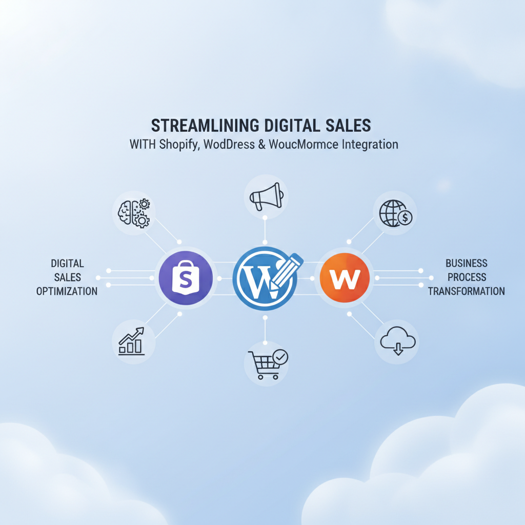 You are currently viewing Streamlining Digital Sales with Shopify, WordPress & WooCommerce Integration