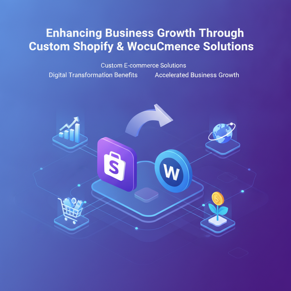 You are currently viewing Enhancing Business Growth Through Custom Shopify & WooCommerce Solutions
