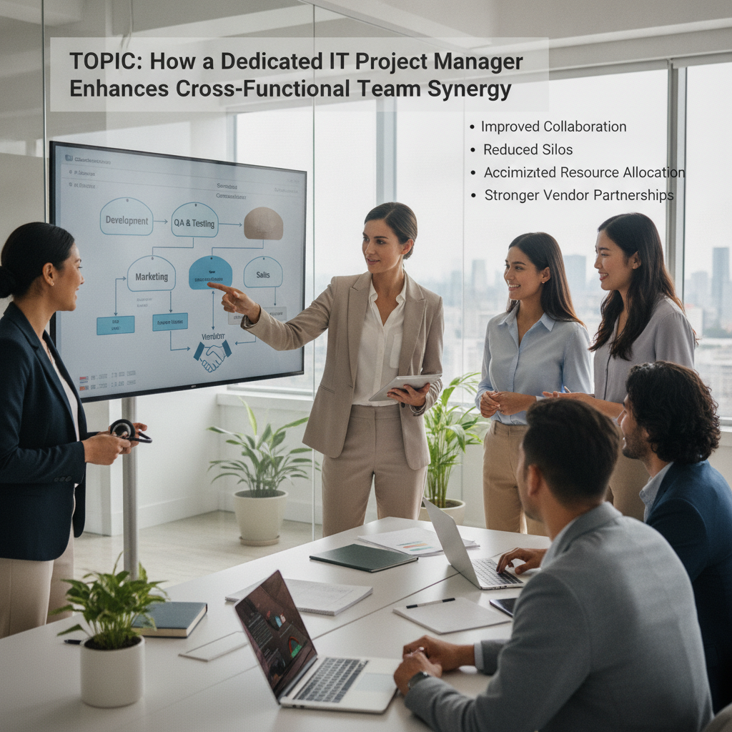 You are currently viewing How a Dedicated IT Project Manager Enhances Cross-Functional Team Synergy