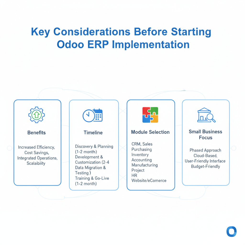 You are currently viewing Key Considerations Before Starting Odoo ERP Implementation